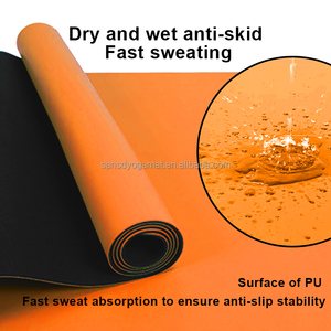 Sansd, superventas, Color naranja, antideslizante, arco de absorción de impactos, medio redondo, PU, goma Natural, <span class=keywords><strong>ejercicio</strong></span>, esterilla de Yoga <span class=keywords><strong>para</strong></span> gimnasio en casa - Product Image 5