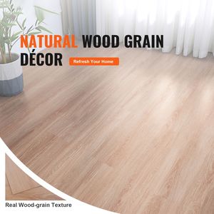 Piastrelle Autoadesive in Vinile 36 X 6 Pollici, 36 Pezzi, Spessore 2,5mm, Effetto Legno Naturale, Pavimentazione Fai-da-Te per Cucina, 5mm EIR - Product Image 2