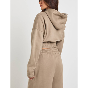 Vente Flash : Sweat à Capuche Zippé Personnalisé Sans Cordon, en Polaire de Coton de Qualité Supérieure, Anti-rétrécissement, Motif Uni, pour le Quotidien et le Streetwear - Product Image 6