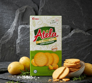 ขนมมันฝรั่งกรอบฮาลาล ISO ATELA รสเค็มหวาน 150 กรัม บรรจุซอง กล่อง บรรจุภัณฑ์แบบซอง ผลิตภัณฑ์ FMCG - Product Image 1