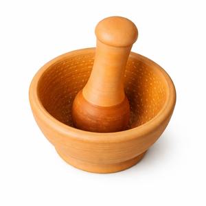 Mortero y Pilón de Terracota Hechos a Mano - Duradero, Ecológico, Tradicional Indio, Molinillo de Especias, Utensilios Artesanales al por Mayor - Product Image 4