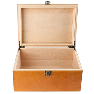 Cajas Rectangulares de Madera con Diseño Grabado y Acabado Negro y Madera Natural de Alto Estándar para Almacenamiento en el Hogar - Product Image 4