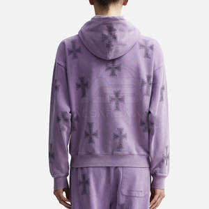 ชุดวอร์มผู้ชายดีไซน์ล่าสุด แห้งเร็ว เนื้อผ้านุ่มสบาย คุณภาพสูง ประดับด้วยคริสตัล - Product Image 3