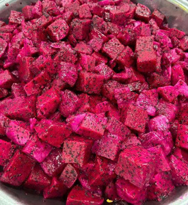 Premium Quality IQF Frozen Red Dragon Fruit <b>Dices</b> For Export High Nutrient Natural Pitaya Chunks Bulk Supply - Product Image 4