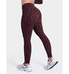 New Women Leggings Workout Elastic Waist Quick Dry Breathable Soft Fabric <b>Tummy</b> <b>Control</b> Exercise Gym Wear Yoga Pants 2025 - Product Image 3