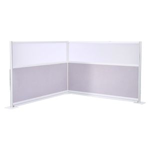 Confezione da 2 Divisori per Ufficio 183x122 cm, Pannelli Privacy in PET, Partizioni per Postazioni di Lavoro, Acrilico Satinato per Stanze Ospedaliere - Product Image 1
