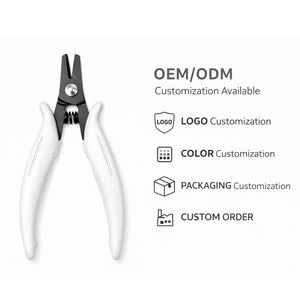 <b>Mini</b> Flat Nose Pliers Spring Loaded Stainless Steel Jewelry Making Wire Bending Forming DIY Tool - Product Image 3
