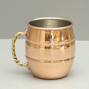 Nouvelles tasses à bière en cuivre pur écologiques réutilisables, anti-fuite, grande capacité, design personnalisable, haute qualité, sans danger pour les aliments - Product Image 4