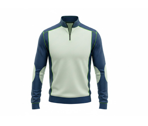 Long Sleeve Quarter Zip <b>Jacket</b> – Athletic Fitness Outerwear for <b>Men</b> Women Youth Sportswear Quick Dry Team <b>Pullover</b> - Product Image 6