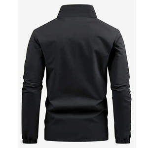 Cheap Price Customized Wholesale Price <b>Men's</b> Winter Thick Zipper Canvas Quilted <b>Jacket</b> for <b>Cycling</b> Running OEM Service - Product Image 2