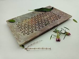 Plateau de service en pierre ollaire – Plateau à collations pour accessoires de cuisine, cadeau de l'Aïd, vaisselle du Ramadan, plateau de service personnalisé pour les acheteurs en gros - Product Image 1