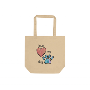 À la mode et nouveau 100% coton moutarde pattes brodé toile sac fourre-tout GOTS certifié grand réutilisable écologique voyage sac à bandoulière - Product Image 6