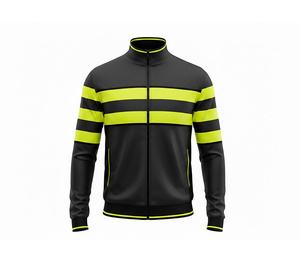 Personalized Sublimation Full Zip Jacket with Custom Logo <b>Running</b> and Fitness Wear Warm Breathable Quick Dry | Sizes Men Women - Product Image 3