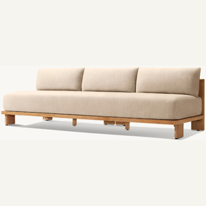 โซฟาเก้าอี้ไม้สักรักษ์โลก ลดราคาพิเศษ พร้อมฟองน้ำนุ่มสบายสำหรับนั่ง ดีไซน์ทันสมัยและทนทาน - Product Image 6