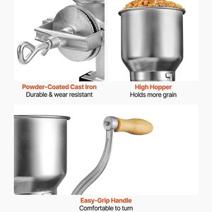 Moulin à grains domestique pour céréales, épices, grains de café et noix - Product Image 6