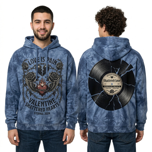 Sweat à capuche vintage délavé pour homme, personnalisé, en coton 400 GSM, style streetwear vieilli, coupe ample, zippé, vente en gros fabricant - Product Image 4