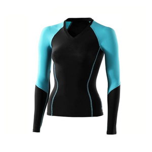 Custom Designed Full Sleeve <b>Women's</b> <b>Rashguard</b> 50+ Protection Surfing Printed Shirt 100% Polyester Front Logo 220g High Quality - Product Image 3