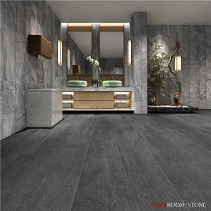Carrelage en céramique et porcelaine noir foncé rustique antidérapant pour intérieur STONE, idéal pour les murs intérieurs, les accents en briques réfractaires et l'utilisation en centre commercial. - Product Image 6