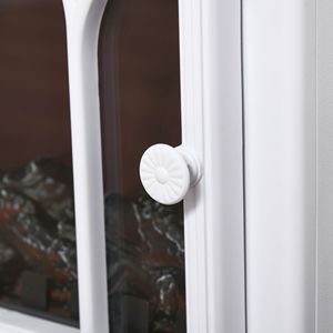 22 \ "caminetto elettrico bianco Freestanding fiamma realistica regolabile temperatura protezione contro il surriscaldamento 750W/1500W reale - Product Image 5