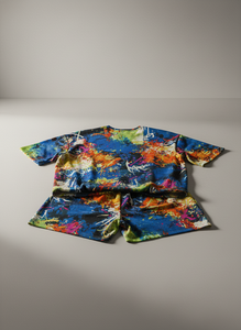 Ensembles 2 pièces d'été pour hommes : T-shirt camouflage et short de sport décontracté respirant, imprimé sur mesure, vente en gros - Product Image 3