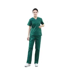 Medical Scrub/Scrub Suit/Nurse Hospital Uniform Scrub <b>Set</b> for <b>Doctors</b> Breathable Quick Dry Plus Size Scrub Suit with Oem Service - Product Image 1