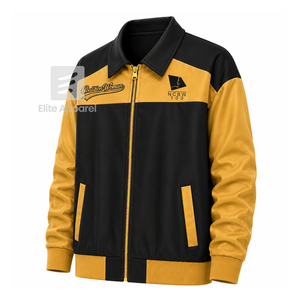Custom NCBW Coalition <b>Women</b> Windbreaker embroidered logo blue & gold Casual Style for female with polyester lining - Product Image 2