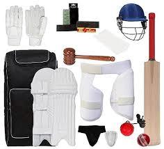 Kit complet d'équipement de protection pour le cricket pour hommes et garçons avec gants de frappe, protège-jambes, casque, protège-cuisses et protège-bras - Product Image 2