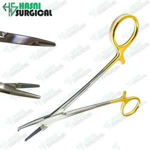 Parte superior de nuestras producciones Venta caliente CE ISO Aprobado La mayoría de las ventas Fórceps de soporte de aguja de gran calidad 14,3 cm Carburo de tungsteno - Product Image 2