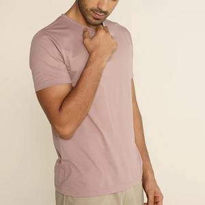 Camiseta Básica de Verano para Hombre, Lisa, Informal, de Algodón Suave y Transpirable, Cuello Redondo, Precio al por Mayor 2026, Logotipo Personalizado, Alta Calidad, OEM - Product Image 3