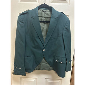 Veste de kilt écossaise traditionnelle à boutons Argyle, vert, en matériau de haute qualité, fournitures d'usine 2026 - Product Image 1