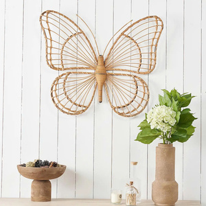 Étagère murale décorative pour la chambre d'enfant, décoration papillon, fabriquée au Vietnam avec couleurs OEM ODM. - Product Image 4