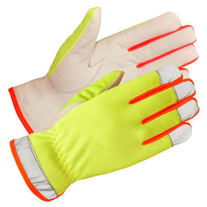 Leather Work <b>Gloves</b> Real Leather Working <b>Gloves</b> PPE Cowhide Split Leather Work <b>Gloves</b> Double Palm Reinforce With Safety - Product Image 3