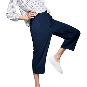 Pantalones rectos de pierna elástica ODM Career para mujer - Product Image 2