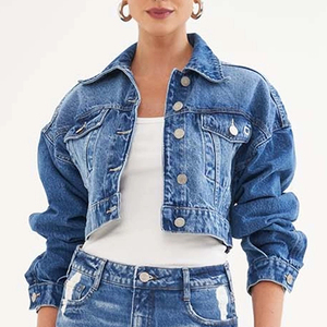 Ensemble short en jean vintage pour femme, prix usine, personnalisable, respirant, confortable, taille basse, haute qualité - Product Image 4