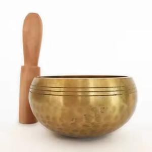 Bol chantant en métal pour la thérapie sonore traditionnelle, la méditation, le yoga, la guérison, la pleine conscience et la relaxation. - Product Image 6