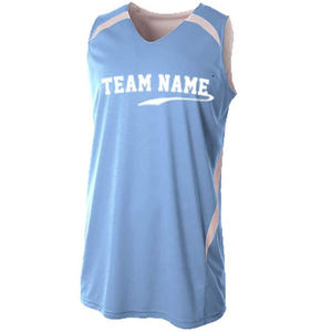 Camiseta de Baloncesto Unisex de Talla Grande, Logotipo Personalizado Impreso, Transpirable, Absorbente de Humedad, Secado Rápido, Sin Mangas, 100% Poliéster - Product Image 3