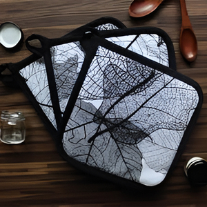 High Quality Cotton Pot Holder Heat Resistant Kitchen Mitt for Oven Microwave and Cookware Protection - Product Image 2