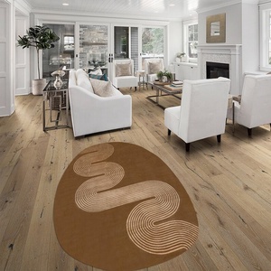 Thiết kế tròn chuyên nghiệp của Tay Chần thảm cho phòng ăn phòng khách và được làm từ len nguyên chất - Product Image 3