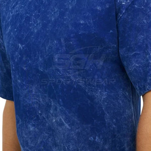 Nouveau design 2026 – T-shirt délavé à l'acide pour homme, coupe ajustée, couleur unie, léger, haute qualité, best-seller - Product Image 6