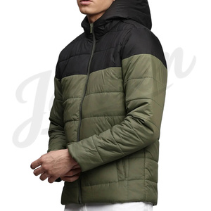 Heavyweight Puffer Jacket Windproof <b>Thermal</b> Winter Jacket for Outdoor Sports Custom Logo Puffer Jacket for Men Hooded Winter - Product Image 5