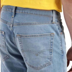 Men's <b>Jeans</b> Washed Blue Mid <b>Waist</b> Baggy Straight Pants Casual Denim <b>Jeans</b> Wide Leg <b>Jeans</b> Men - Product Image 6