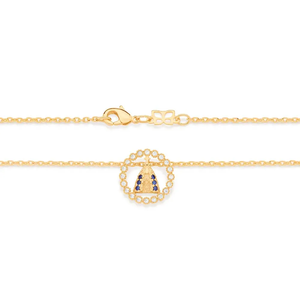 Collar con Colgante de Campana Chapado en Oro de 18K con Circonita Cúbica, Estilo Clásico Unisex, Cadena de Eslabones, Regalo de Joyería - Product Image 2