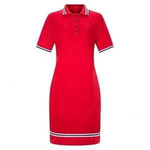 Robe de golf performante pour femmes - Robe de tennis respirante à manches courtes - Couleurs et tailles personnalisées - Product Image 2