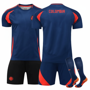 Vêtements d'entraînement pour équipe de football masculine, 100% polyester, short uni respirant et léger, tenue de sport d'été pour adultes - Product Image 1