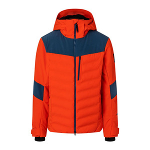Veste de ski pour homme personnalisée, coque rigide, coupe-vent, imperméable, à capuche, isolation synthétique 220g, fermeture éclair, chaude, pour sports d'hiver et snowboard - Product Image 2