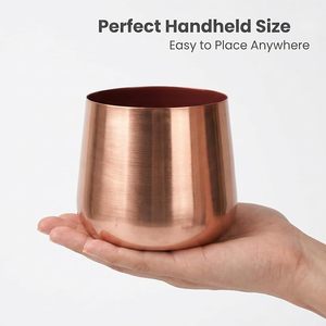 Maceta de Metal Hecha a Mano, Moderna, para Plantas de Interior, Decorativa, para Hogar, Oficina, Sala de Estar, Jardín - Product Image 4