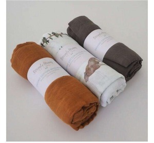 Couverture Bébé Oaptimo Style Européen en Mousseline 100% Coton Rembourrée de Laine, Tissu Respirant 200TC pour Nouveau-né - Product Image 5