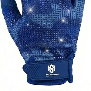 Guantes de Fútbol Americano con Pedrería, Transpirables, de Dedo Completo, Ligeros, con Protección UV, Ajustables para Hombre - Product Image 5