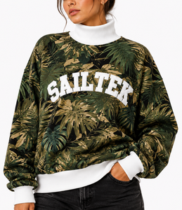 เสื้อสเวตเชิ้ตคอเต่าคุณภาพสูง SAILTEK ผ้าคอตตอนผสม คอกลม ทรงโอเวอร์ไซส์ ผู้ผลิตเสื้อผ้าสั่งทำ - Product Image 5