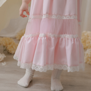 Tulle Robe Billowy Multi-couche Main Perles Sequin Plage Style 2025 Collection Robe Enfant Boutique O-Girls Enfants-Merliah - Product Image 2